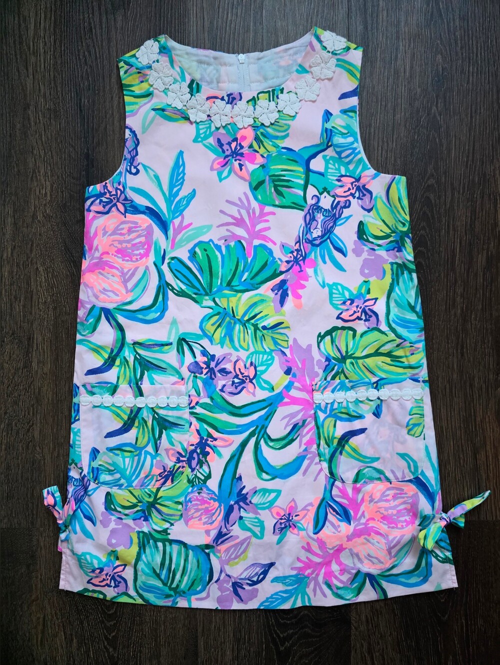 Lilly Pulitzer girl "Mermaid in the Shade" shift dress